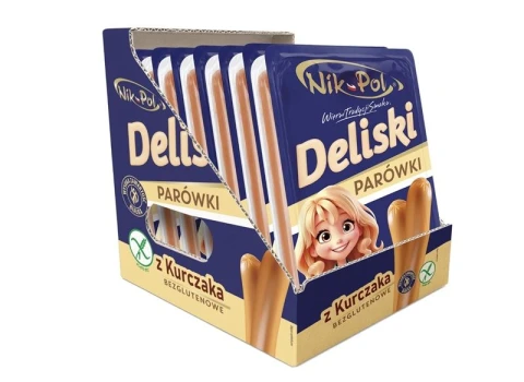 DELISKI Parówki z Kurczaka 220 g