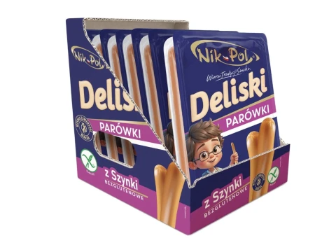 DELISKI Parówki z Szynki 220 g