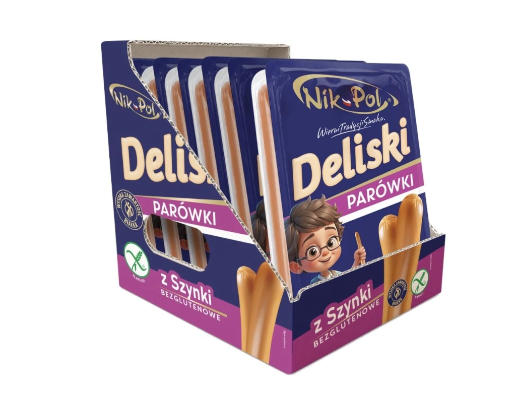 DELISKI Parówki z Szynki 220 g