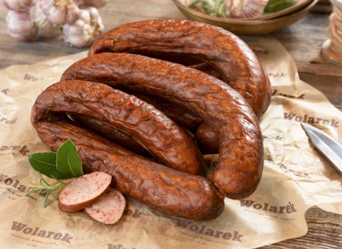 Kiełbasa tradycyjnie wyrabiana