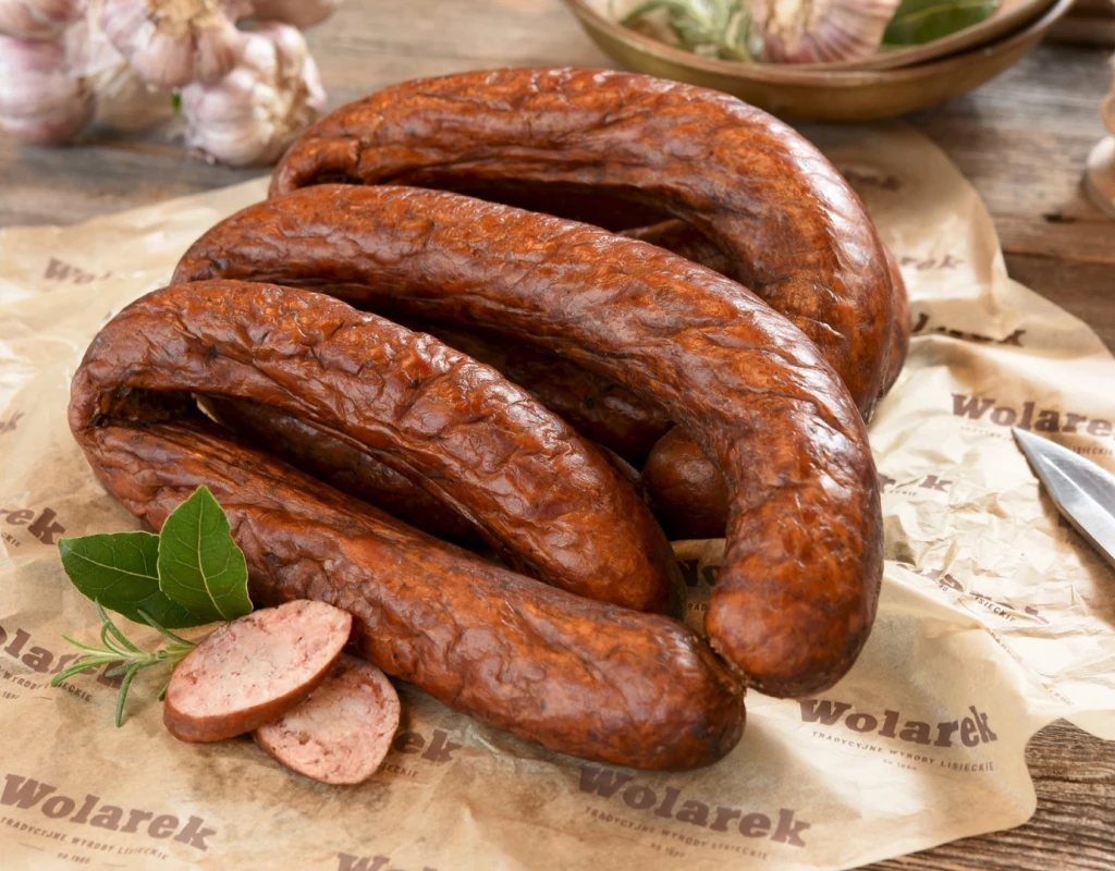 Kiełbasa tradycyjnie wyrabiana