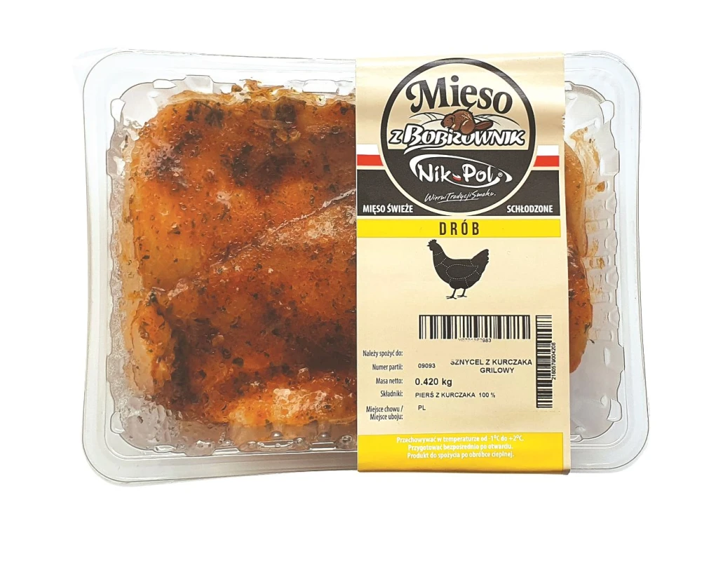 Sznycel z kurczaka grillowy