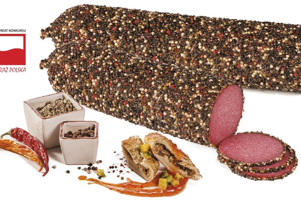 Salami z kolorowym pieprzem