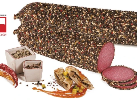 Salami z kolorowym pieprzem