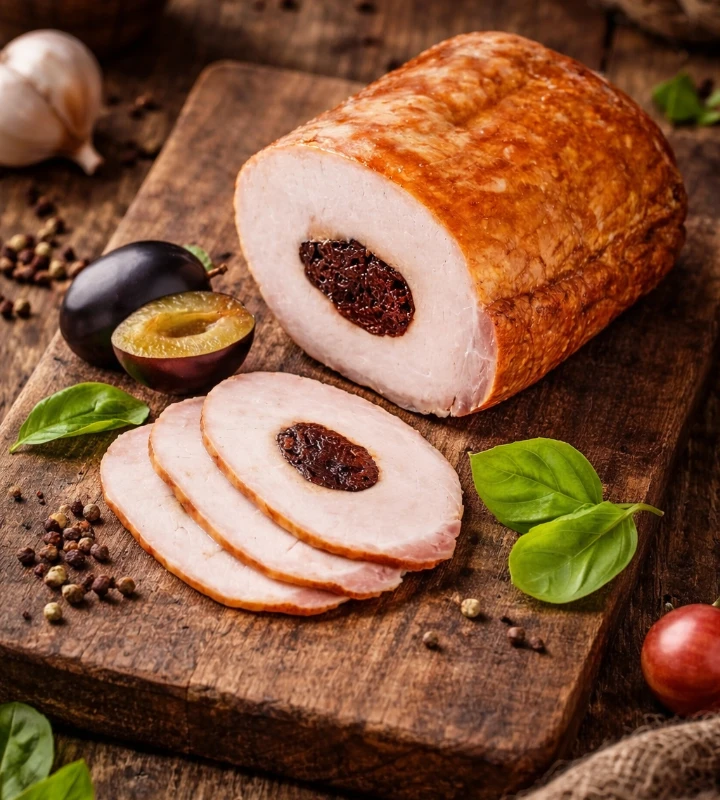 Schab ze śliwką